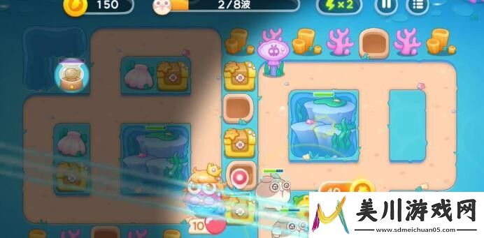 保卫萝卜4海的闺女第58关通关攻略